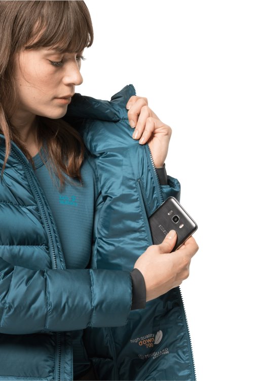Collections Blue Coral Nebelhorn Down Hoody W Brand Jack Wolfskin