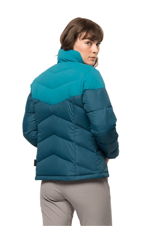Fashion Herzberg Down Jacket W Blue Coral Brand Jack Wolfskin