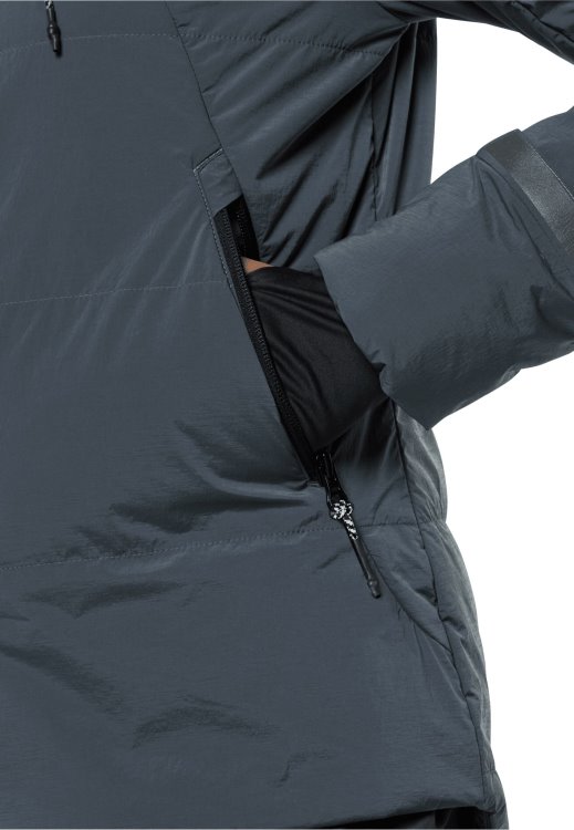 Bike Commute Ins Jacket W Slate Blue Hot Brand Jack Wolfskin