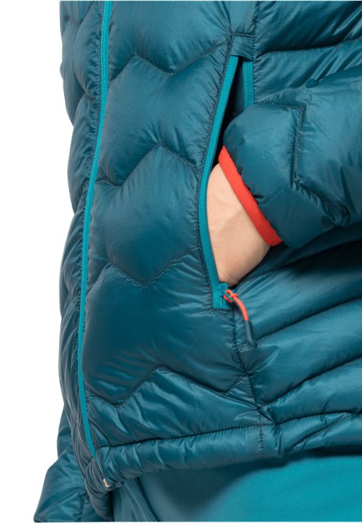 Brand Jack Wolfskin Origin Blue Coral Alpspitze Down Hoody W