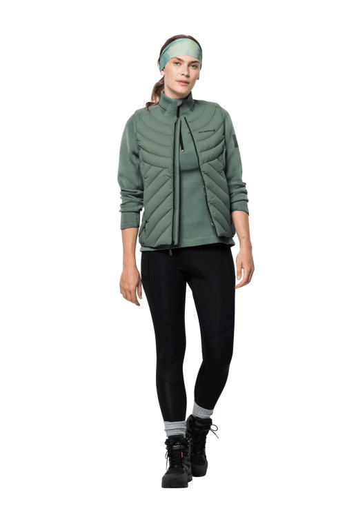 Hedge Green Athletic Vest W Fashion Brand Jack Wolfskin
