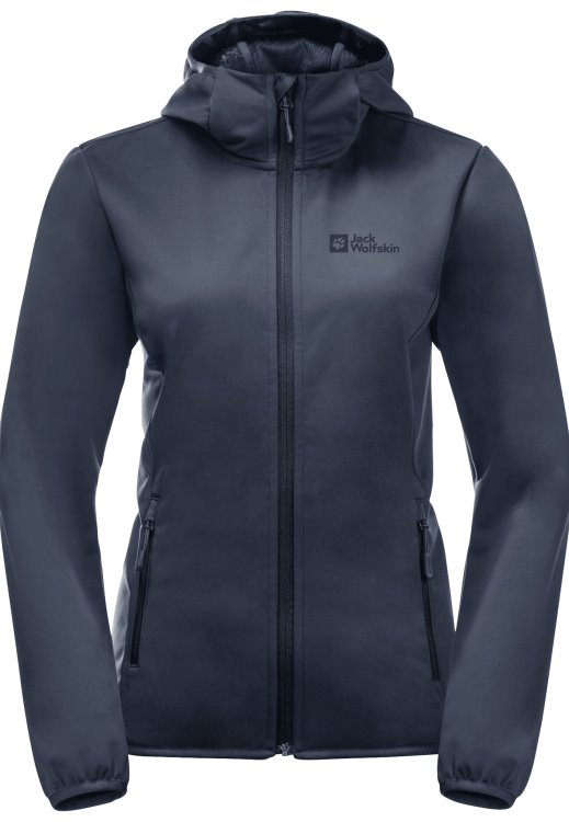 Windhain Hoody W Collections Brand Jack Wolfskin Night Blue
