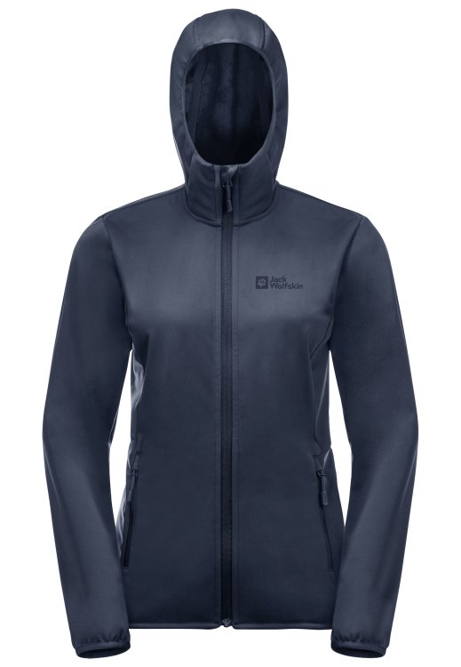 Windhain Hoody W Collections Brand Jack Wolfskin Night Blue