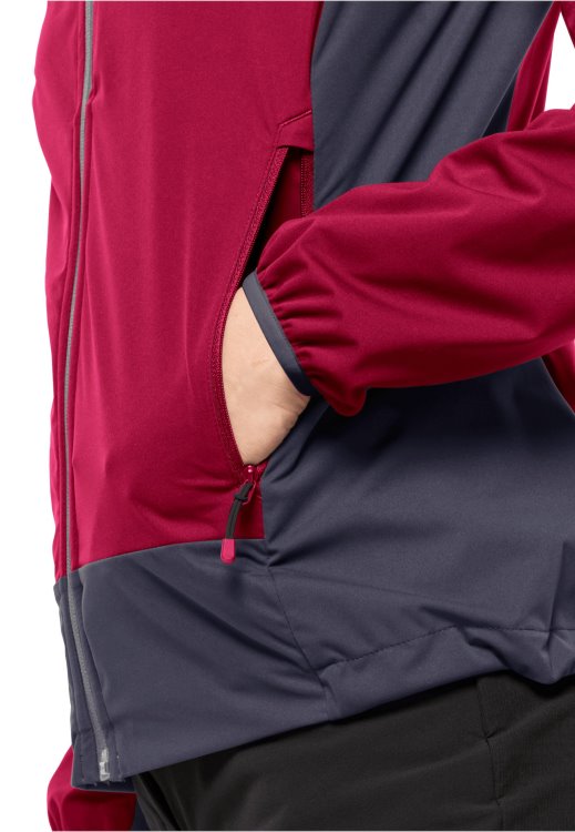 Brand Jack Wolfskin Original Cranberry Eagle Peak II Hoody W