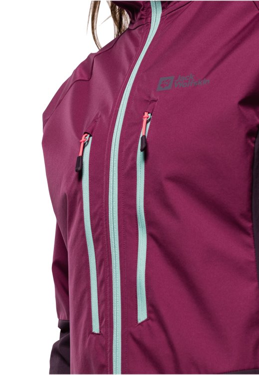 Brand Alpspitze Hoody W Brand Jack Wolfskin Wild Berry