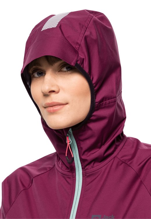 Brand Alpspitze Hoody W Brand Jack Wolfskin Wild Berry