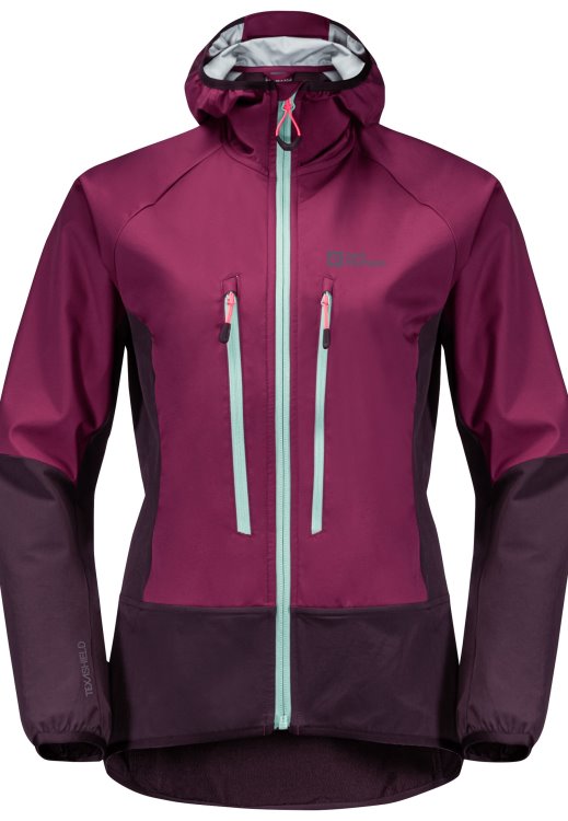 Brand Alpspitze Hoody W Brand Jack Wolfskin Wild Berry