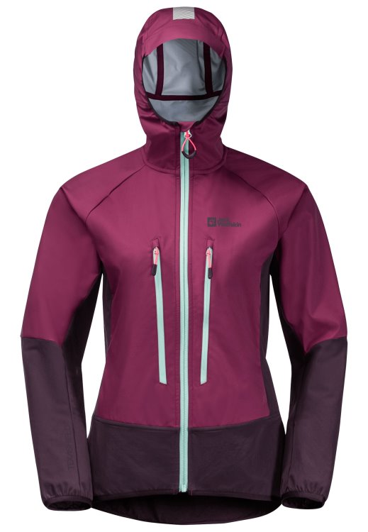 Brand Alpspitze Hoody W Brand Jack Wolfskin Wild Berry