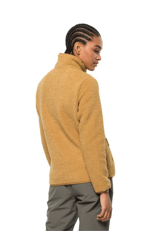 Best High Curl Jacket W Brand Jack Wolfskin Amber Gold