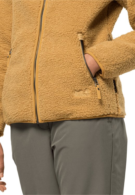 Best High Curl Jacket W Brand Jack Wolfskin Amber Gold