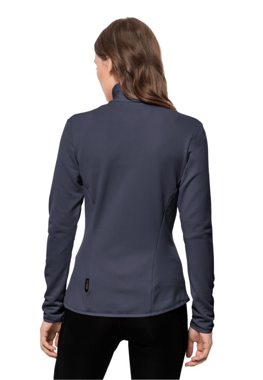 Fashion Brand Jack Wolfskin Graphite Peak Grid Fleece W