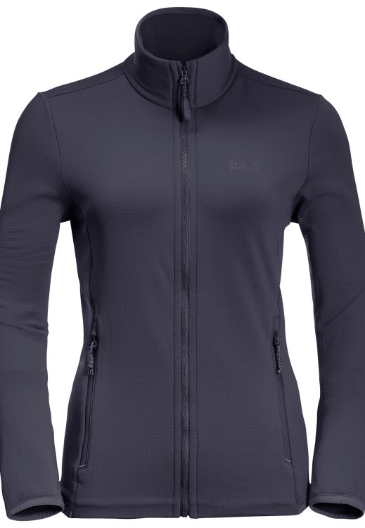 Fashion Brand Jack Wolfskin Graphite Peak Grid Fleece W
