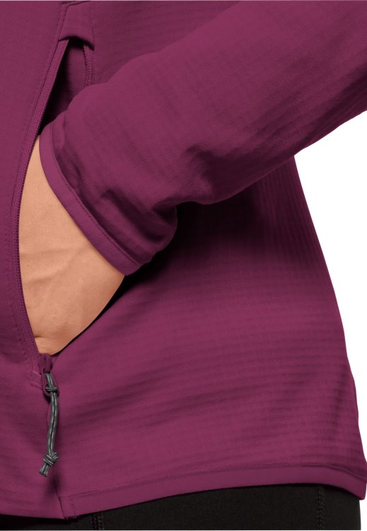 Collections Wild Berry Brand Jack Wolfskin Peak Grid Fleece W