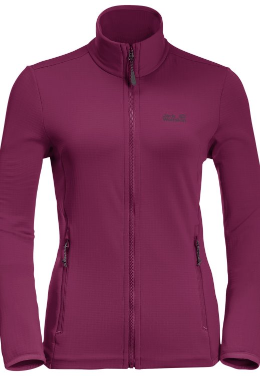 Collections Wild Berry Brand Jack Wolfskin Peak Grid Fleece W