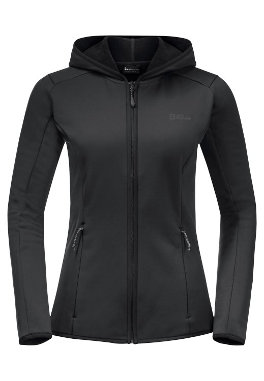 Baiselberg Hooded Fz W Brand Jack Wolfskin Black Origins