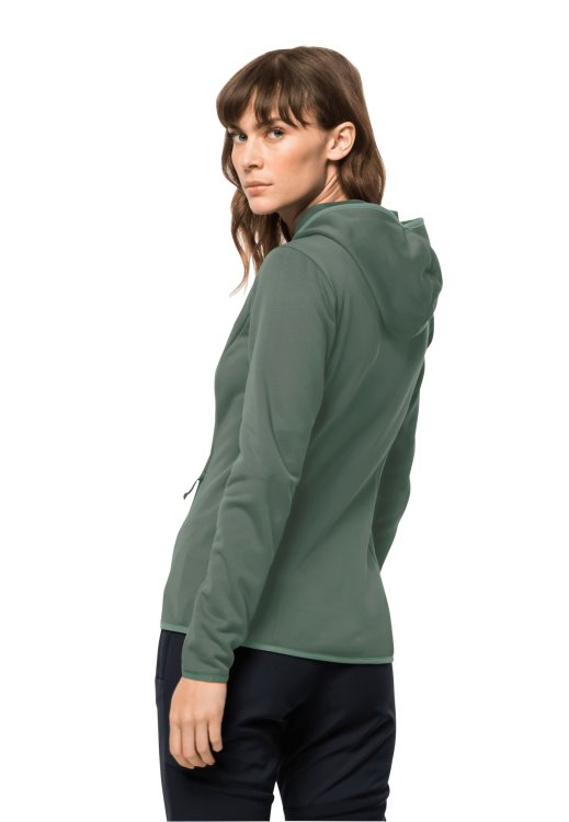 Baiselberg Hooded Fz W Hedge Green Brand Jack Wolfskin