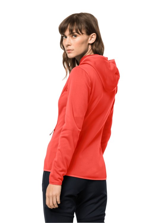 Baiselberg Hooded Fz W Hot Brand Jack Wolfskin Hot Coral