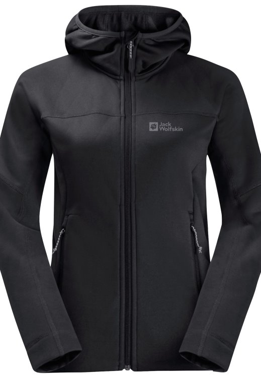 Brand Jack Wolfskin Hirschberg Hooded Fz W Origins Black