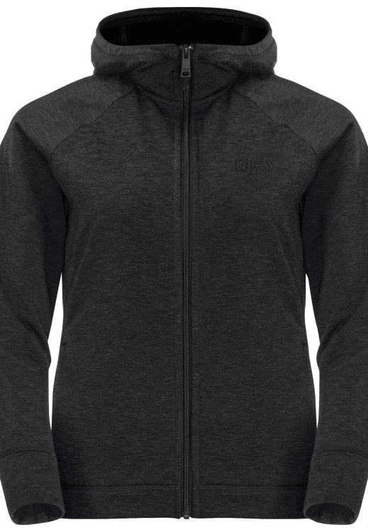 Black New Waldsee Hooded Jacket W Brand Jack Wolfskin