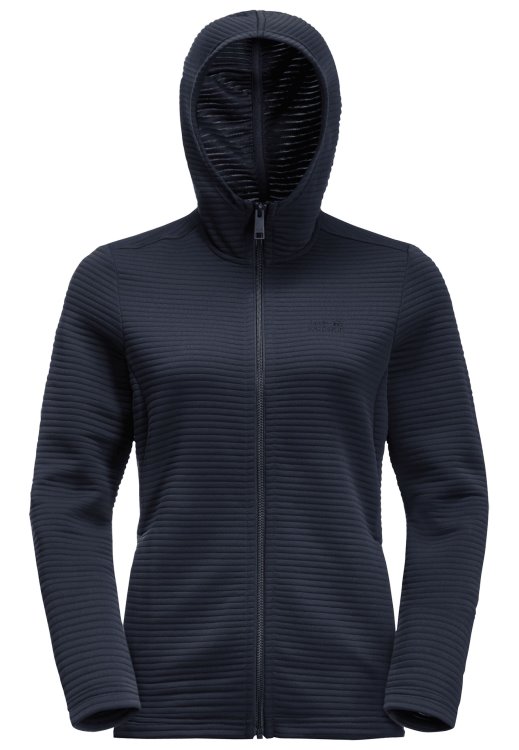 Night Blue Modesto Hooded Jacket Women Brand Jack Wolfskin Fashion