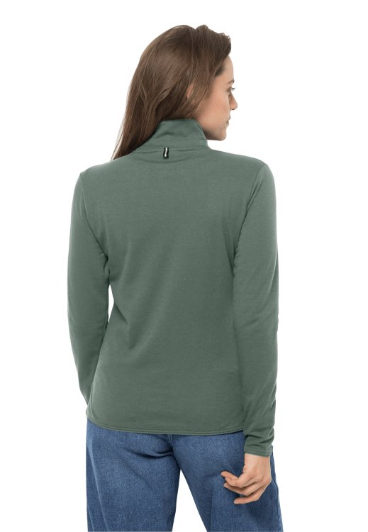Jwp Midlayer W Hedge Green Fashion Brand Jack Wolfskin