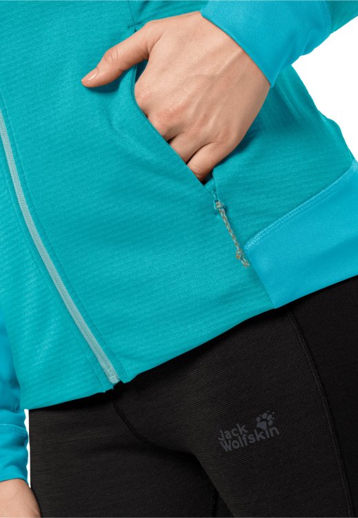 Hydro Grid Fleece W Collection Brand Jack Wolfskin Dark Aqua