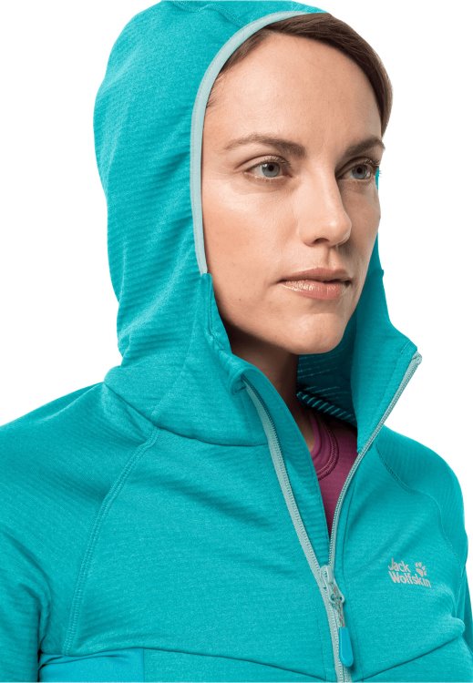 Hydro Grid Fleece W Collection Brand Jack Wolfskin Dark Aqua