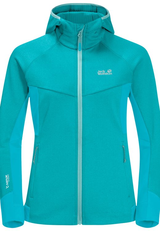 Hydro Grid Fleece W Collection Brand Jack Wolfskin Dark Aqua