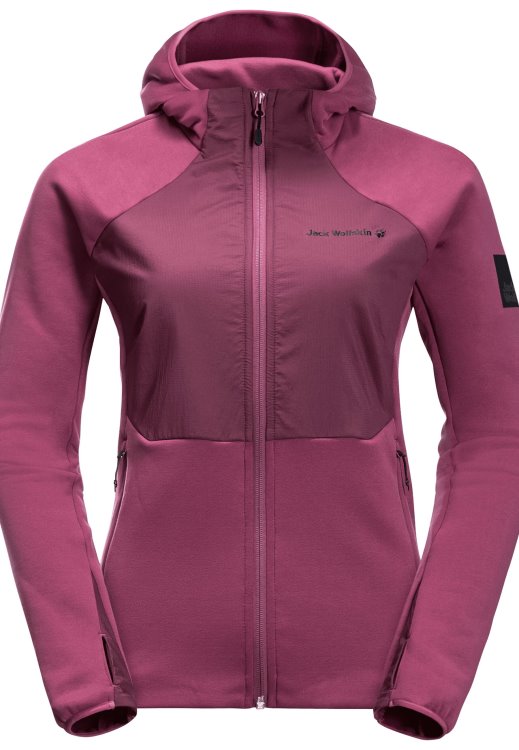 Tasman Hybrid Fz W Brand Jack Wolfskin Fashion Violet Quartz