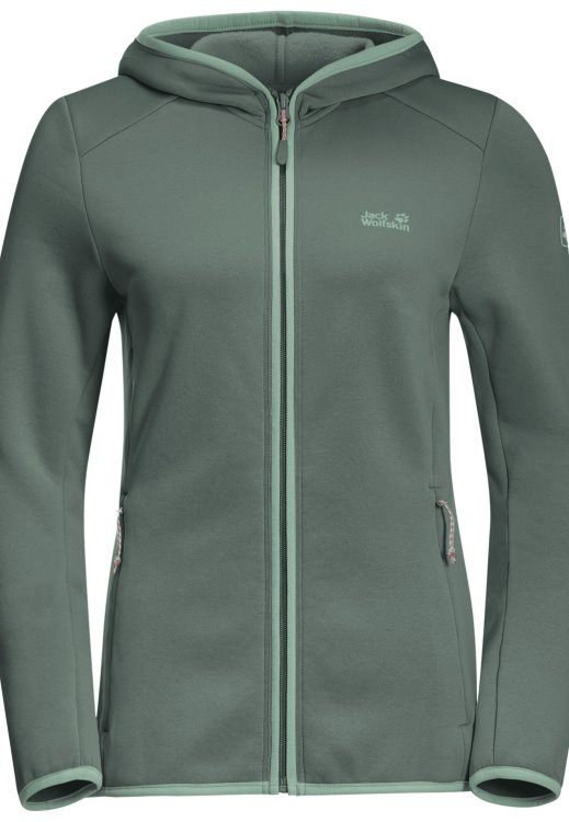 Hedge Green Turbulence Fleece W Brand Brand Jack Wolfskin