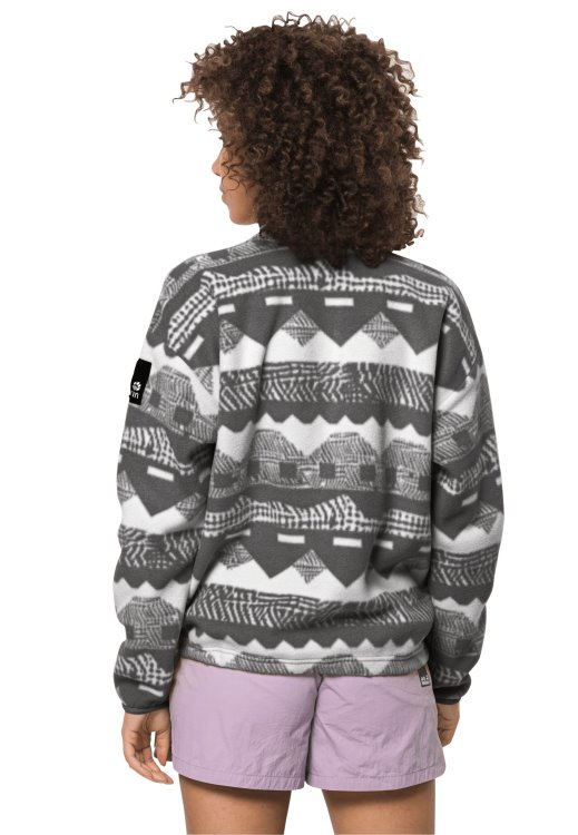 365 Rebel Printed Fleece W Hot Phantom All Over Brand Jack Wolfskin