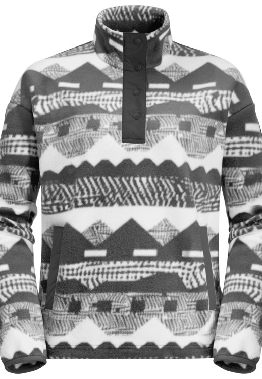 365 Rebel Printed Fleece W Hot Phantom All Over Brand Jack Wolfskin
