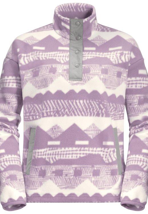 Brand Jack Wolfskin Dusty Lavender Allover 365 Rebel Printed Fleece W New