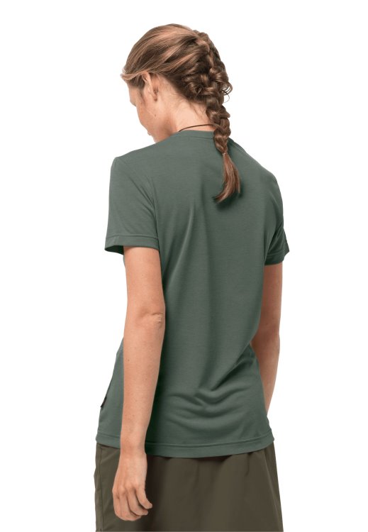 Crosstrail T Women Brand Jack Wolfskin Collection Hedge Green
