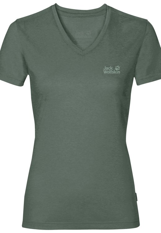 Crosstrail T Women Brand Jack Wolfskin Collection Hedge Green