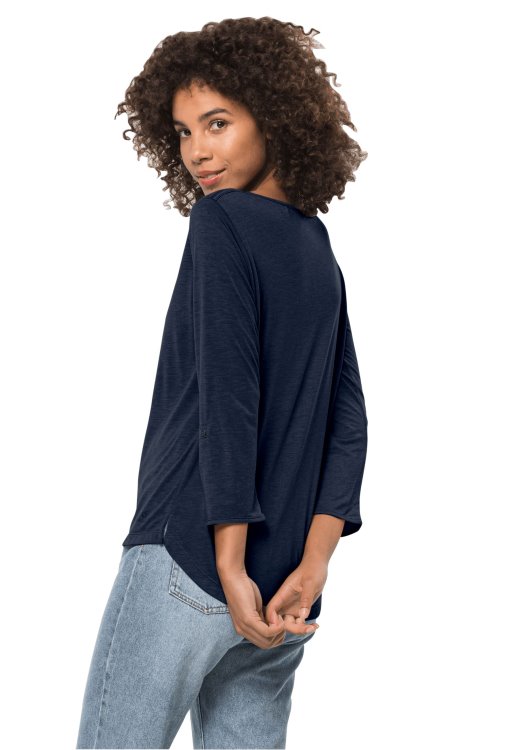Hot Coral Coast 3/4 T W Midnight Blue Brand Jack Wolfskin