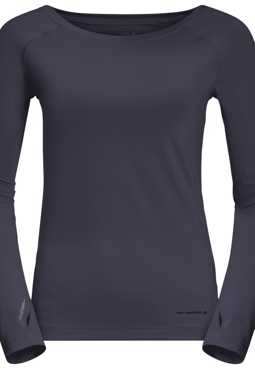 Best Brand Jack Wolfskin Graphite Tasman L/s W