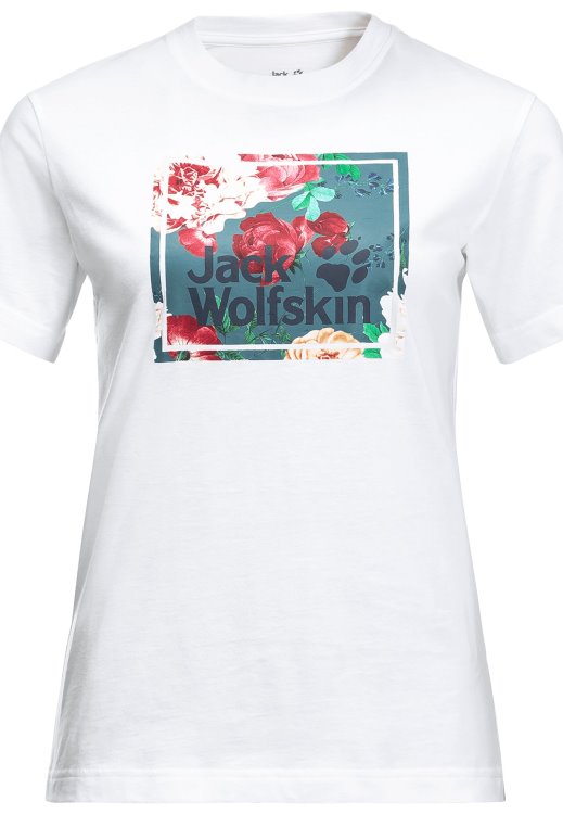 Flower Logo T W Brand Jack Wolfskin White Rush Collections