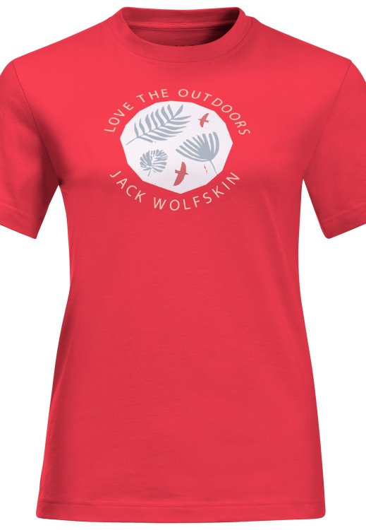 Fashion Brand Jack Wolfskin Tulip Red Wild Flower T W