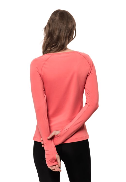 Tasman L/s W Hot Brand Jack Wolfskin Desert Rose