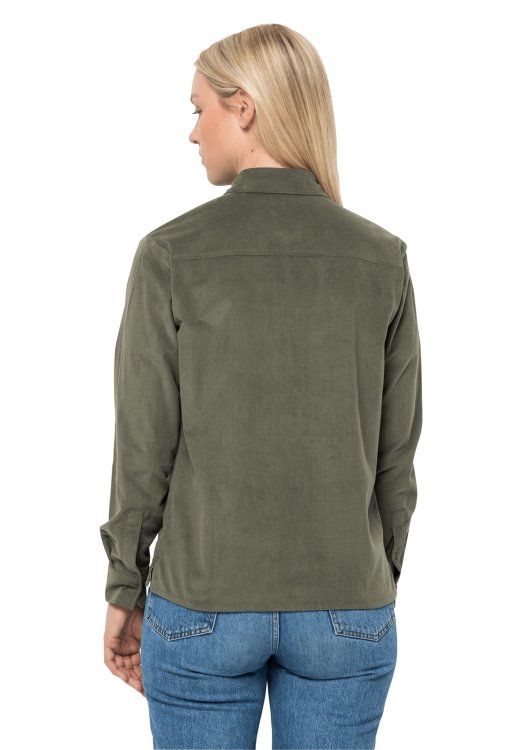 Dusty Olive Best Brand Jack Wolfskin Nature Shirt W