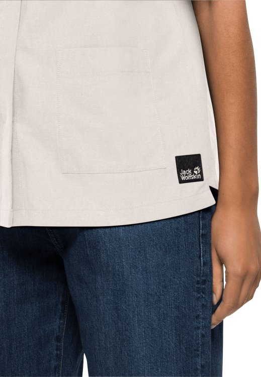Brand Jack Wolfskin Nature Summer Shirt W Hot Cotton White