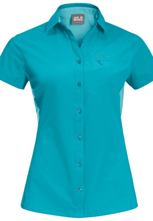 Dark Aqua Peak Shirt W Origin Brand Jack Wolfskin