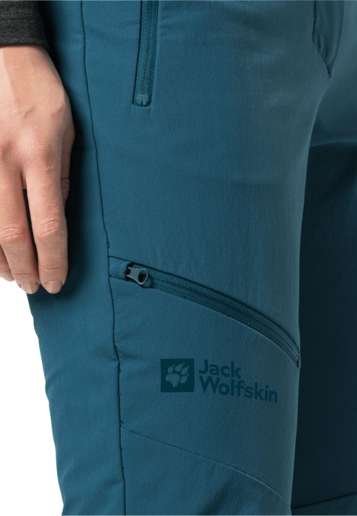 Holdsteig Pants W Blue Coral Brand Jack Wolfskin Origin