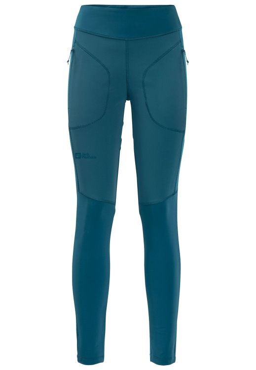Blue Coral Brand Jack Wolfskin Collections Salmaser Tights W