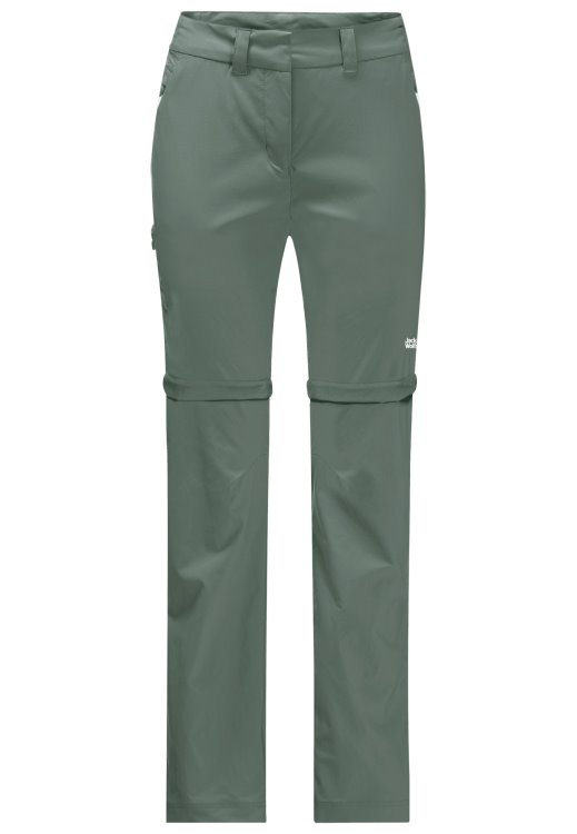 Fashion Brand Jack Wolfskin Overland Zip Away W Hedge Green