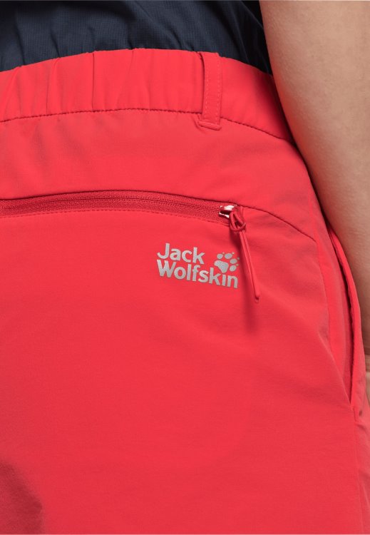 Tulip Red Brands Brand Jack Wolfskin Pack & Go Short W
