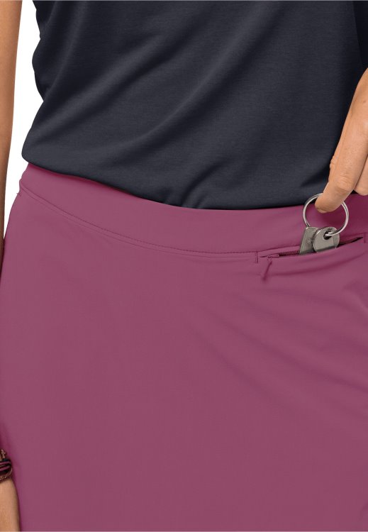 Hilltop Trail Skort W Violet Quartz Hot Brand Jack Wolfskin