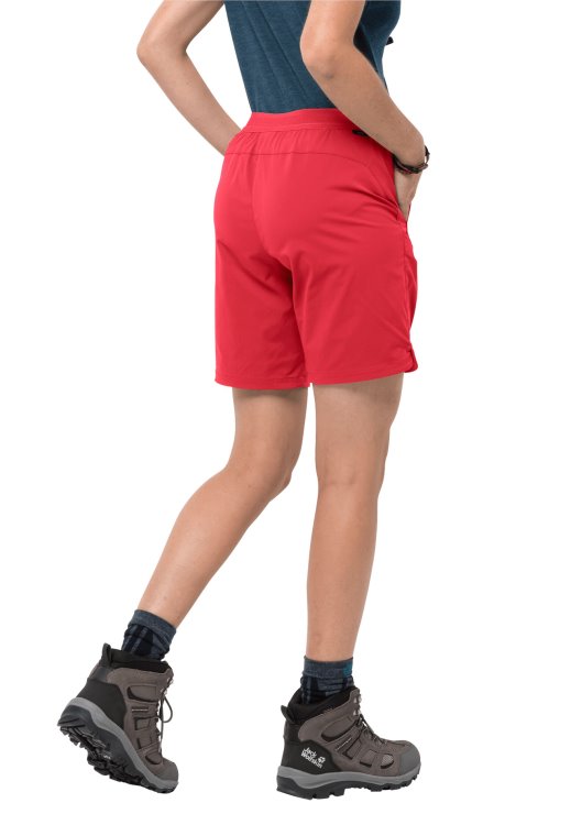 Brand Jack Wolfskin Collections Hilltop Trail Shorts W Tulip Red