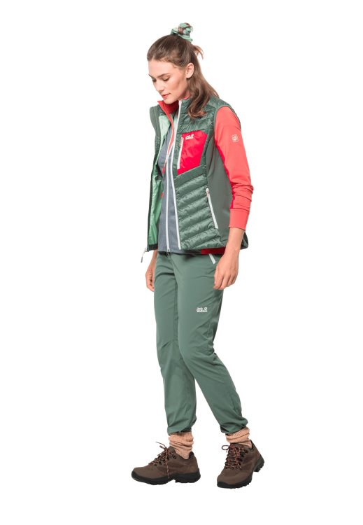 Hedge Green Overland Pants W Fashion Brand Jack Wolfskin